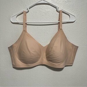 HoneyLove Silhouette Bra 1X 40 C/D Sand Wireless Lifting Comfort